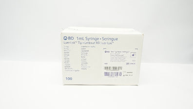 BD 309628 1ml Luer Lok Tip Syringe - Box of 100